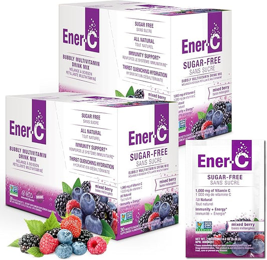 Ener-C Sugar Free Mixed Berry Multivitamin Drink Mix